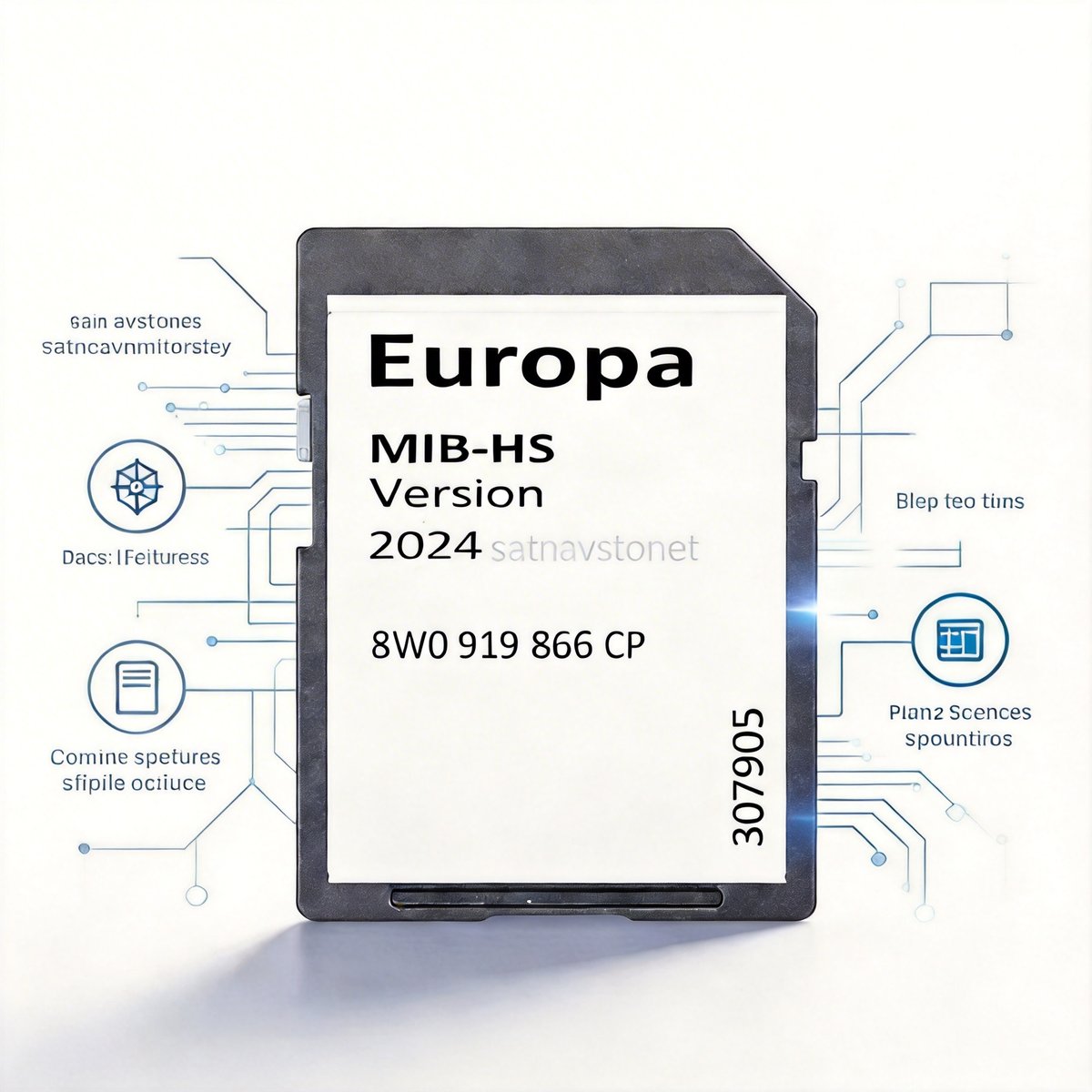 Audi Navigation SD Card MIB-HS 2024 (8W0919866CP)