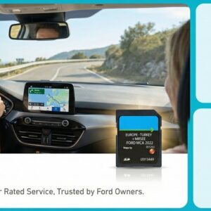 Ford MCA V12 2023 GPS Navigation SD Card Europe Touchscreen