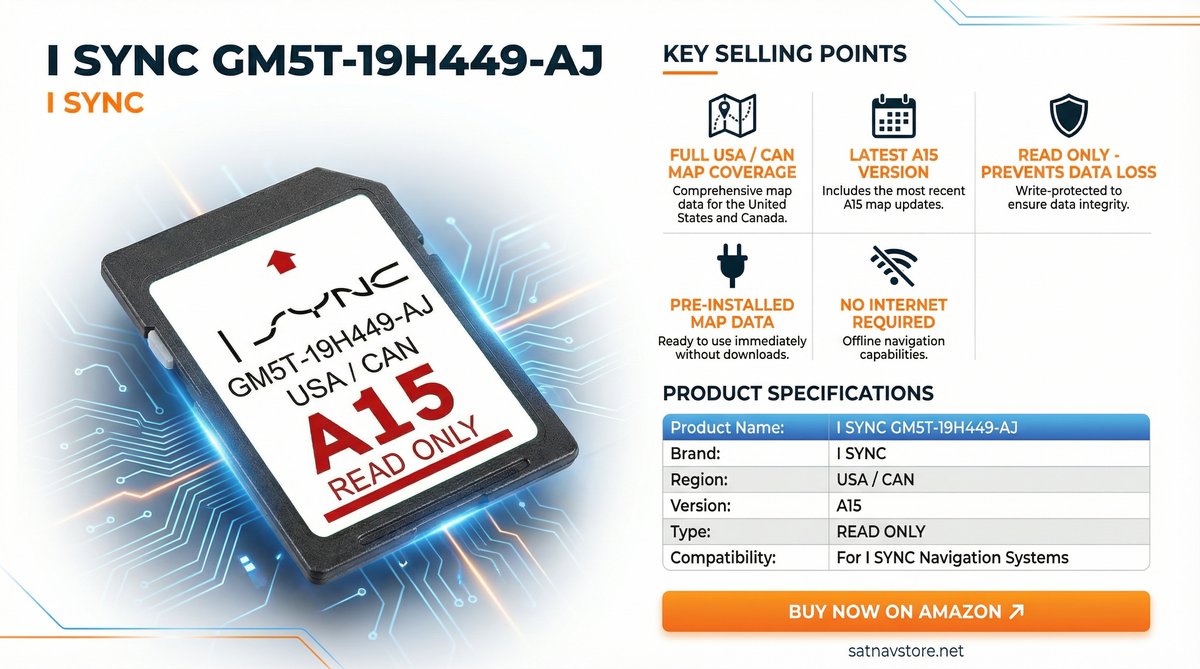 Lincoln A15 Navigation SD Card SYNC2 USA & Canada 2024