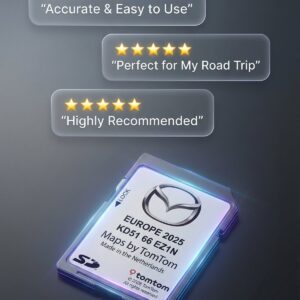 Mazda 2023 GPS Navigation SD Card Europe BDMC66EZ1B
