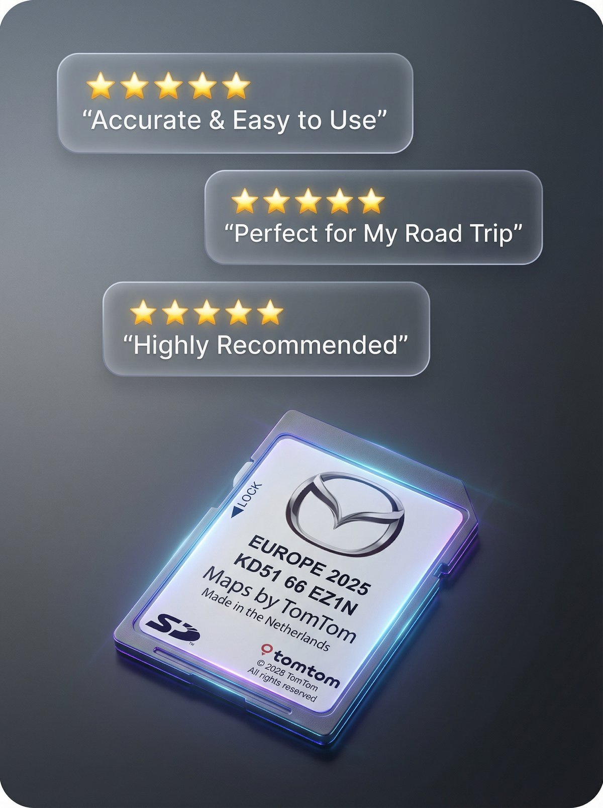 Mazda 2023 GPS Navigation SD Card Europe BDMC66EZ1B