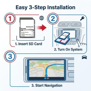 Nissan Navigation SD Card Europe 2023 NissanConnect 2 (KE288-LCNKEV6)