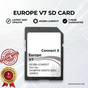 Nissan Navigation SD Card Europe 2023 NissanConnect 3 (KE288-LCNKEV7)