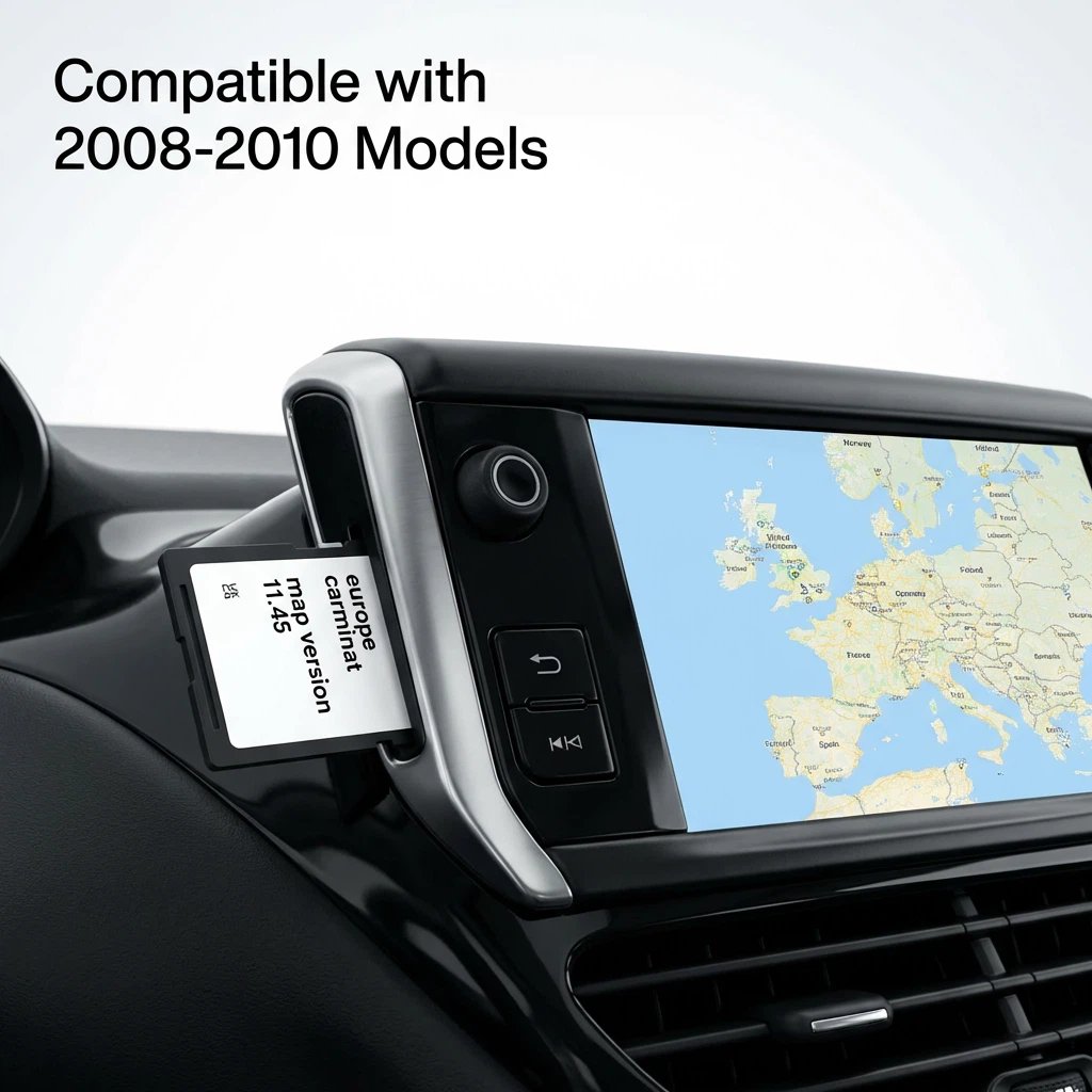 Renault Carminat TomTom 2025 GPS Navigation SD Card Europe Map