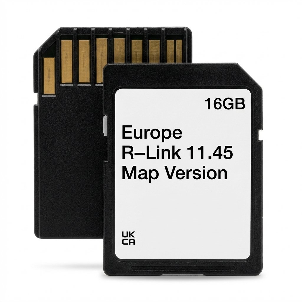 Renault R-link 11.45 2025 GPS Navigation SD Card Europe UK