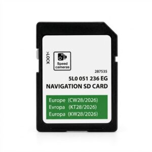 Skoda Amundsen MIB2 Navigation SD Card 2026 Europe 5L0051236EG