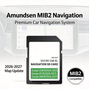 2024-2025 Europe Sat Nav SD Card for Skoda Amundsen MIB2 5L/5Q
