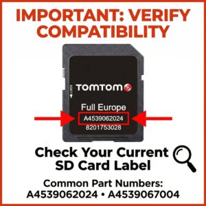 Smart 453 ForTwo ForFour 2024-2025 GPS Navigation SD Card Europe