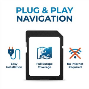 VW Discover Media MIB2 AS V22 2026 UK Europe GPS Navigation SD Card